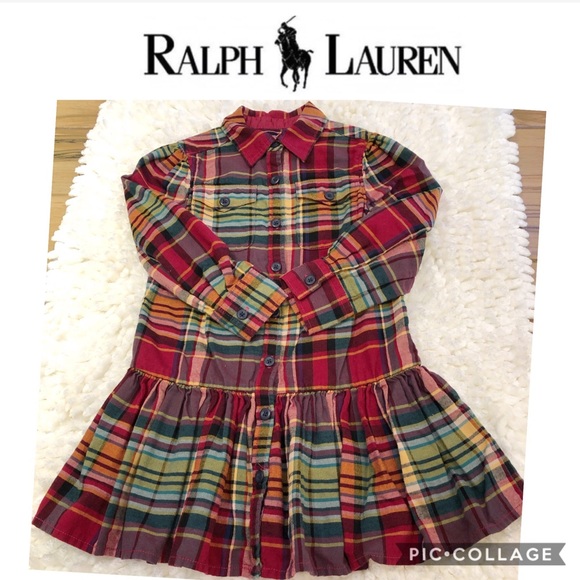 Ralph Lauren Other - Girls shirt long sleeves dress